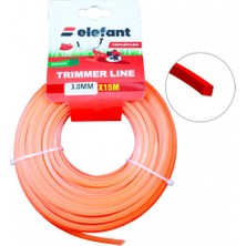 Elefant Tırpan Misinası Motorlu Tırpan Kare Misina 3 mm x 15 Metre