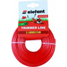 Elefant Tırpan Misinası Motorlu Tırpan Yıldız Misina 3,5 mm x 15 Metre