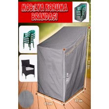 Mega Everest Bahçe Mobilya Sandalye Koruma Kılıf Branda Su Geçirmez 65 x 70 x 120 cm