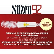 Süzen 92 Klasik Sigara Ağızlık Filtresi 1296 Adet Fırsat Pk Kutu (9PK*144)