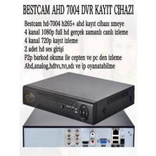 Bestcam 2 Kameralı Set 5 Mega Piksel Sony Lensli Full Hd Gece Görüşü Renkli Güvenlik Kamera Seti 500 Gb Hdd