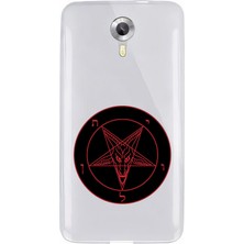 Zeyno General Mobile Gm5 Uyumlu Pentagram  Desenli Silikon Kılıf