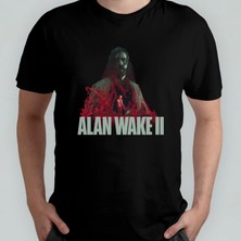 Pixxa Alan Wake Iı  Pamuklu Bisiklet Yaka T-Shirt Model 1