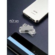 2 In 1 Çift Taraflı Uyumlu Type-c  ve İpHONE 15  Telefonlarla Uyumlu Tak Çalıştır USB  Usb 2.0 32 Gb Usb Bellek