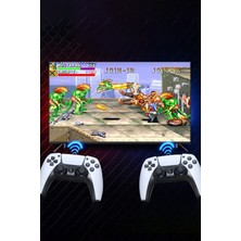 Peeq Y5 64GB Android Dual Pad 4K Game Stick - Beyaz