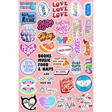 Funny Eğlenceli Ifadeler Seri 1 Sticker Telefon Laptop Notebook Tablet Defter Matara Stiker Etiket