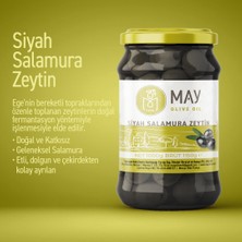 Doğal Siyah Salamura Zeytin - 1KG | MAY Olive Oil | Taze, Katkısız ve Ege'nin Özgün Lezzeti