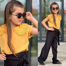 Kokoş Bebe Kız Çocuk Gömlek Pantolon Takım