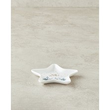 English Home Winter Wonderland New Bone China Çerezlik 13X13 cm Beyaz