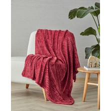 English Home Cozy Oasis Supersoft Tv Battaniye 120X160 cm Bordo