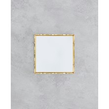 English Home Mensa Dekoratif Tepsi 18x17.2x3.8 Gold