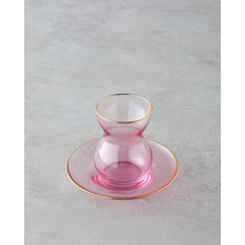 English Home Blaze Cam 12 Parça 6 Kişilik Çay Seti 140 ml Pembe