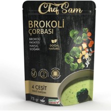 Chef Sam Brokoli Çorbası 75 gr 3 Adet