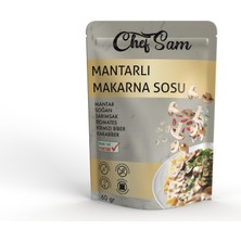 Chef Sam Mantarlı Makarna Sosu 120 gr Katkısız