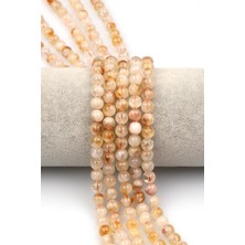 Alibaba Doğaltaş Sitrin Doğal Taş Dizi 6 mm Küre Kesim