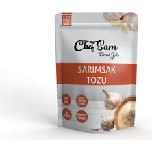 Chef Sam Sarımsak Tozu Katkısız 120 gr