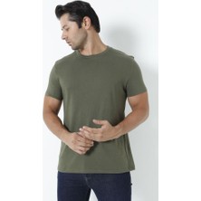 Bross Erkek T-Shirt  Pamuk Bisiklet Yaka Regular Fit ONL-02563