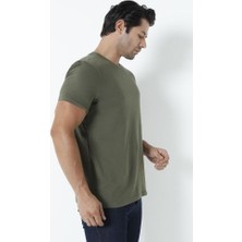 Bross Erkek T-Shirt  Pamuk Bisiklet Yaka Regular Fit ONL-02563