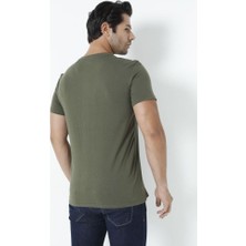 Bross Erkek T-Shirt  Pamuk Bisiklet Yaka Regular Fit ONL-02563