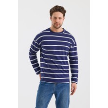 Alexander Gardi Çizgili Regular Fit Sweatshırt (E2400158)