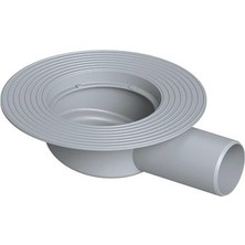 MaxiFlow Sifon Alt Gövde Ø40 55*180MM Flanşlı Yan