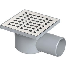 MaxiFlow Yer Sifon Legal Ø70 10*10CM Pas.ızgara Yan