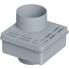 MaxiFlow Yer Sifon Köşe Balkon Plastik Ø100
