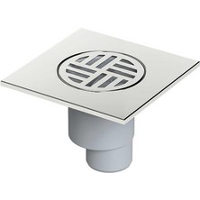 MaxiFlow Yer Sifon Scala Ø50 15*15CM Pas.ızgara Alt