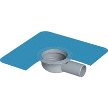 MaxiFlow Sifon Alt Gövde Ø70 79*140 mm Teks.membranlı Yan