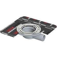 MaxiFlow Sifon Alt Gövde Ø100 115*210 mm Pas. Göv Membranlı Yan