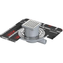 MaxiFlow Sifon Yalıtım Ø50 10*10CM Pas Göv&ızg Memb Yan