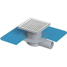 MaxiFlow Sifon Yalıtım Ø32 15*15CM Tek.memb Pas Göv&ızg Yan