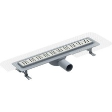 MaxiFlow Duş Kanalı Pera Lıne File Pas.ızg Ø50 30CM Yan