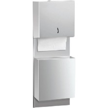 MaxiFlow Çöp Kovalı Kağıtlık 400LÜK Oval 105X27,5X12CM Beyaz