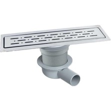 MaxiFlow Duş Kanalı Style Deluxe Y360°PAS.GÖV&IZ Ø50 50CM Yan