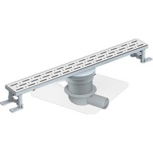 MaxiFlow Duş Kanalı Style Lıne File Y360°PAS.IZØ50 60CM Yan