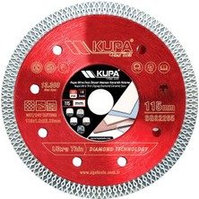 KUPAA Kupa 115X22MM 1.0 Ultra Ince Zikzak Seramik Mermer Porselen Granit Fayans Kesme Çapak Bırakmaz