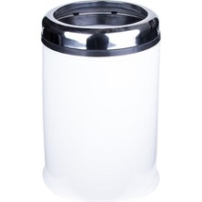 MaxiFlow Pratik Çemberli Çöp Kovası 45LT Ø31*57CM Beyaz