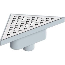 MaxiFlow Duş Kanalı Üçgen Line Pas.ızg Ø50 33 cm Alt