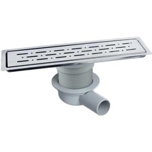 MaxiFlow Duş Kanalı Style Alfa Y360°PAS.GÖV&IZ Ø50 60CM Yan