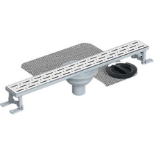 MaxiFlow Duş Kanalı Style Lıne File Pas.ız Ø50 50CM Alt