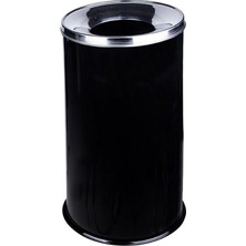MaxiFlow Düz Kapak Çöp Kovası Ø27 59,5 Siyah