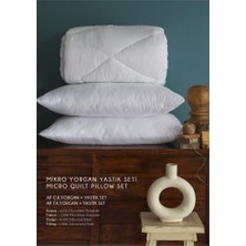 Apricitas Home Apricitas Mikro Yorgan Seti + Yastık Seti Ç.k