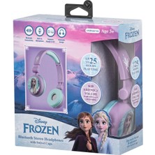 Volkano Bluetooth Kulaklık Disney Frozen Karlar Ülkesi Anna Elsa Mikrofonlu Kablosuz Çocuk Kulaklığı Lisanslı (DY-9966-FR)