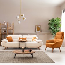 Eymense Foxy Koltuk Takımı 3+1 Sehpa ve Ayak Uzatma Modüllü