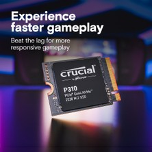 Crucial Yeni 2024 P310 1tb Pcıe Gen4 2230 Nvme M.2 SSD - 7.100 Mb/sn'ye Kadar - Konsolunuzu Yükseltin - Dahili Katı Hal Sürücüsü (Pc) - CT1000P310SSD2​