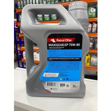 Petrol Ofisi Maxigear 75W-80 3litre Şanzıman Yağı (2024 Üretim)