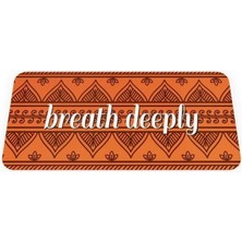 Breathe Deeply - Geri Dönüşümlü Unisex Elastik Baskılı Bileklik ve Hatırlatıcı Kart