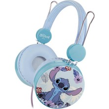 Volkano Disney Stitch Kablolu Kulaklık Çocuk Kulaklığı Lisanslı Hediye Stıckerlı  DY-10903-ST