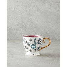 English Home Talisman Snake New Bone China Kupa 460 ml Beyaz